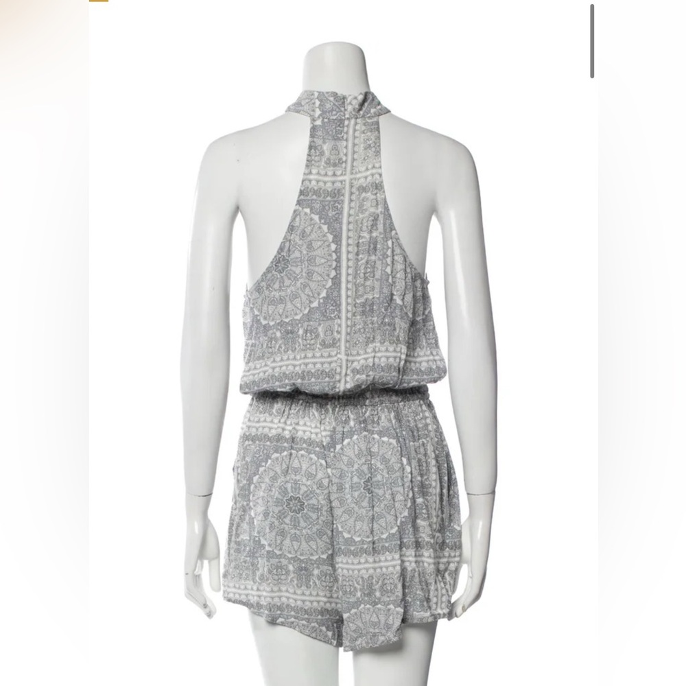 Zimmermann Printed Halterneck Patterned Romper Si… - image 3